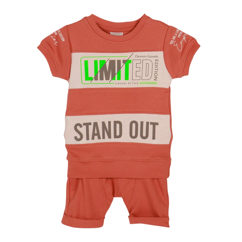 Baby Boys Cut Panel Casual Set