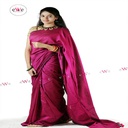 Khadi Plain Saree