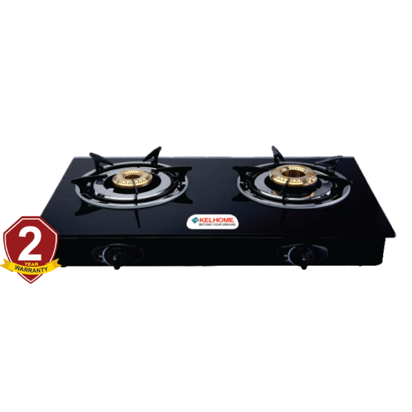 2 Burner Glass Top Gas Stove