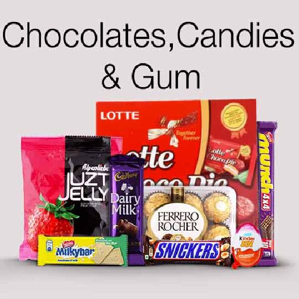 Chocolates, Candies &amp; Gum