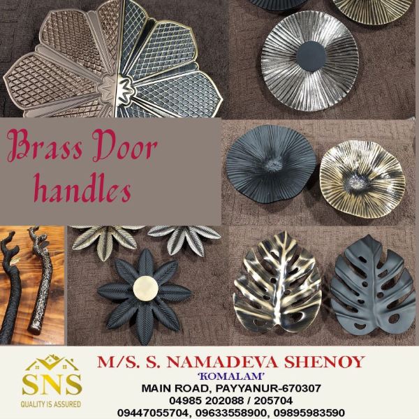 S Namadeva Shenoy+Brass Door Handels