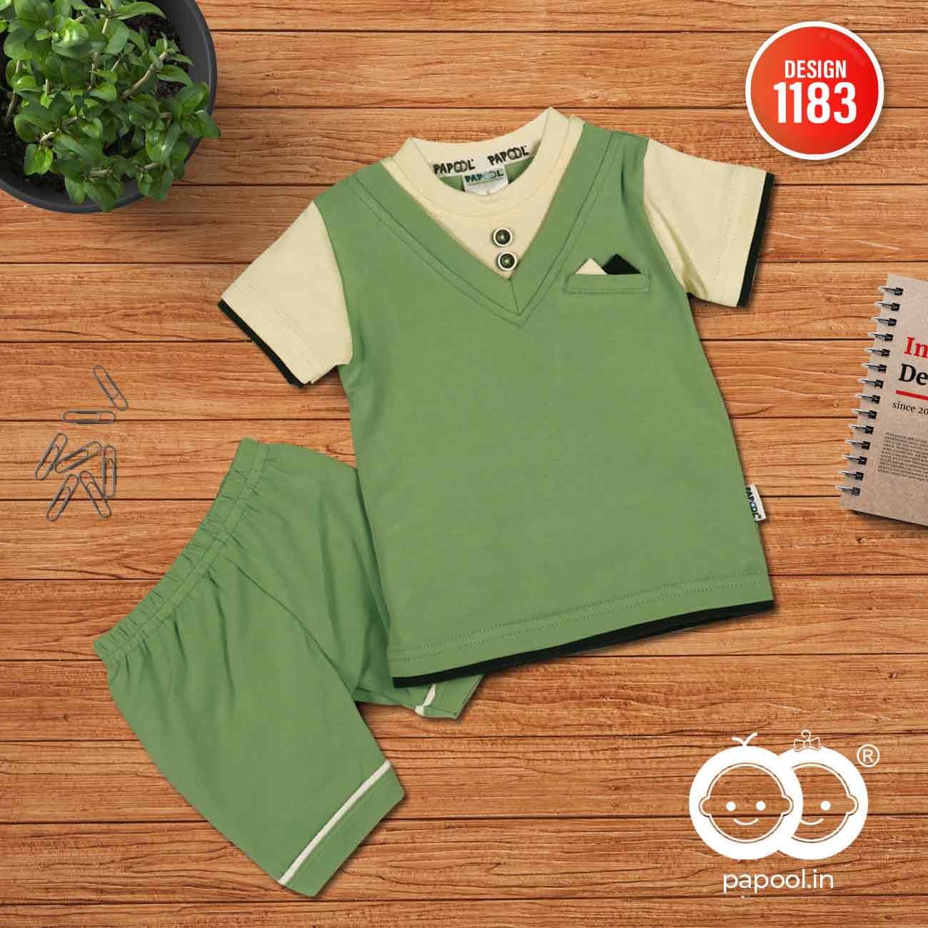 Papool+Casual Wear For Baby Boys
