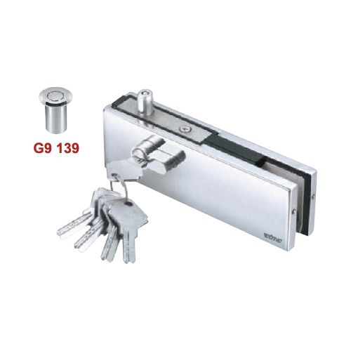 Doormio International Hardware Pvt Ltd+GT 54S Corner Patch Lock, G9 139 Floor Socket-Patch Fittings & Patch Locks
